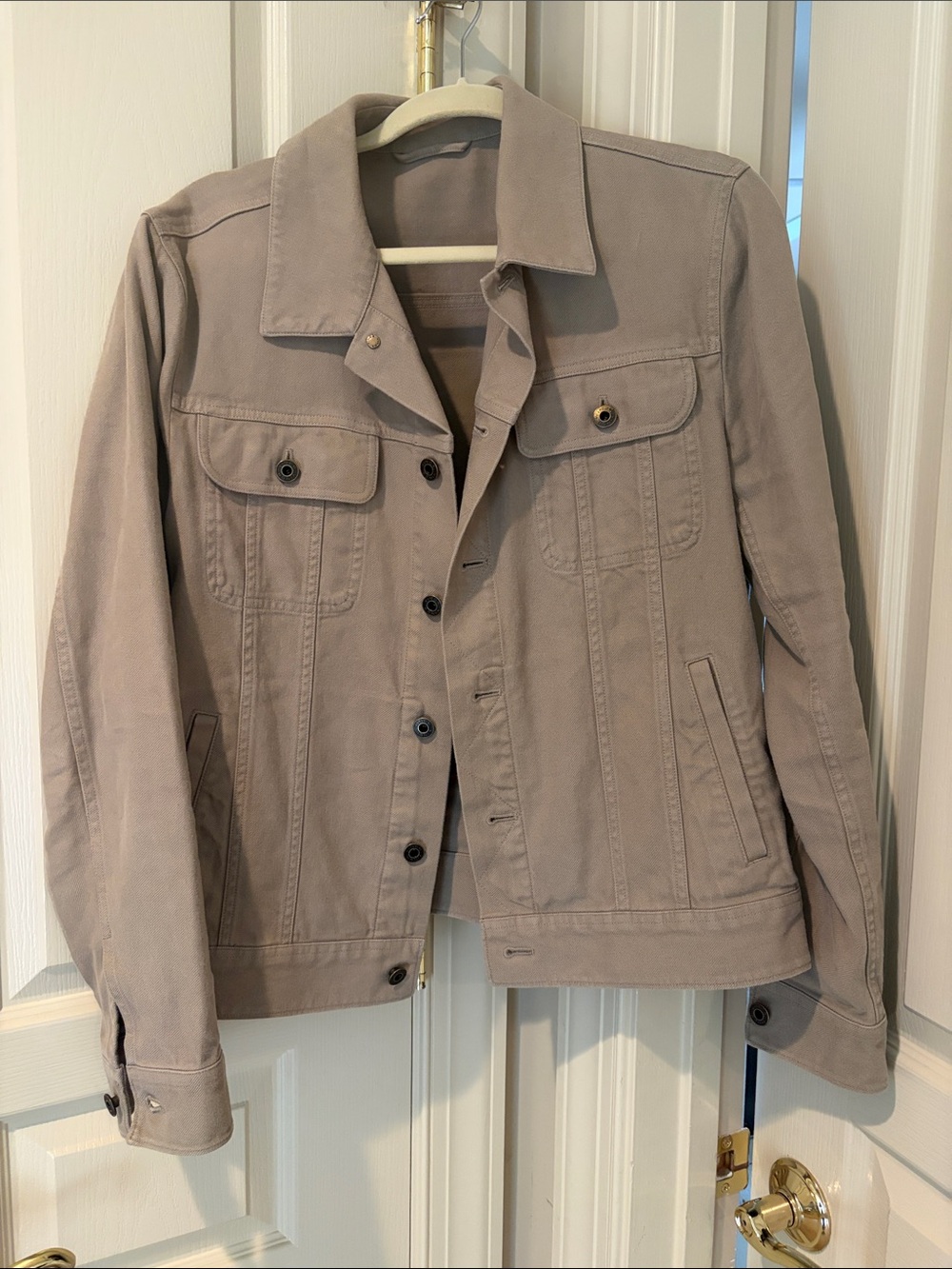 Vince Men’s Light Taupe Jean Jacket
